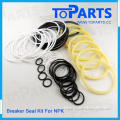 NPK E-216 hydraulic breaker seal kit spare parts E216 rock hammer repair kits
